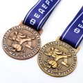 Zinklegierung sterben Custom Logo Souvenir Zappeln Rotary Toy Medal
